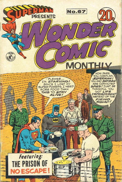 Superman Presents Wonder Comic Monthly (Colour Comics, 1965 series) #67 [November 1970]