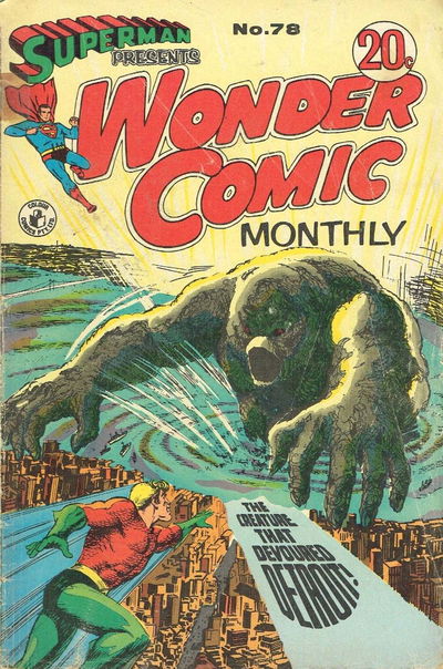 Superman Presents Wonder Comic Monthly (Colour Comics, 1965 series) #78 [October 1971?]