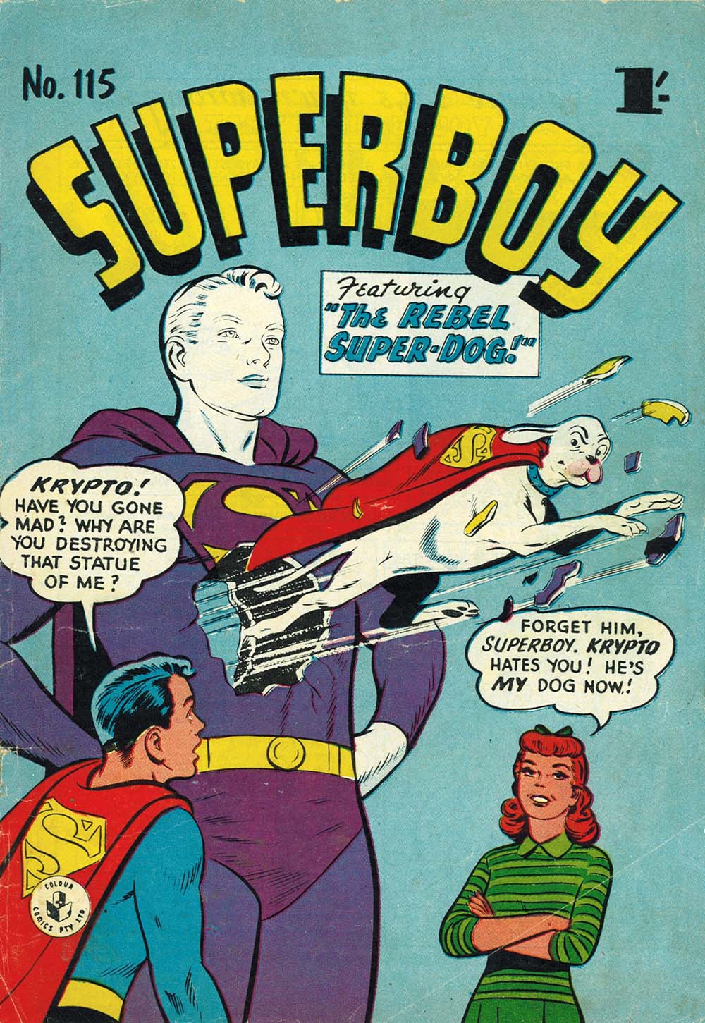 Superboy (Colour Comics, 1950 series) #115 ([September 1958?])