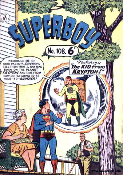 Superboy (Colour Comics, 1950 series) #108 February 1958