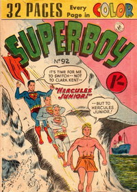 Superboy (Colour Comics, 1950 series)  #92 ([October 1956?])