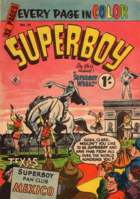 Superboy (Colour Comics, 1950 series)  #91 ([September 1956?]) — Superboy Week!