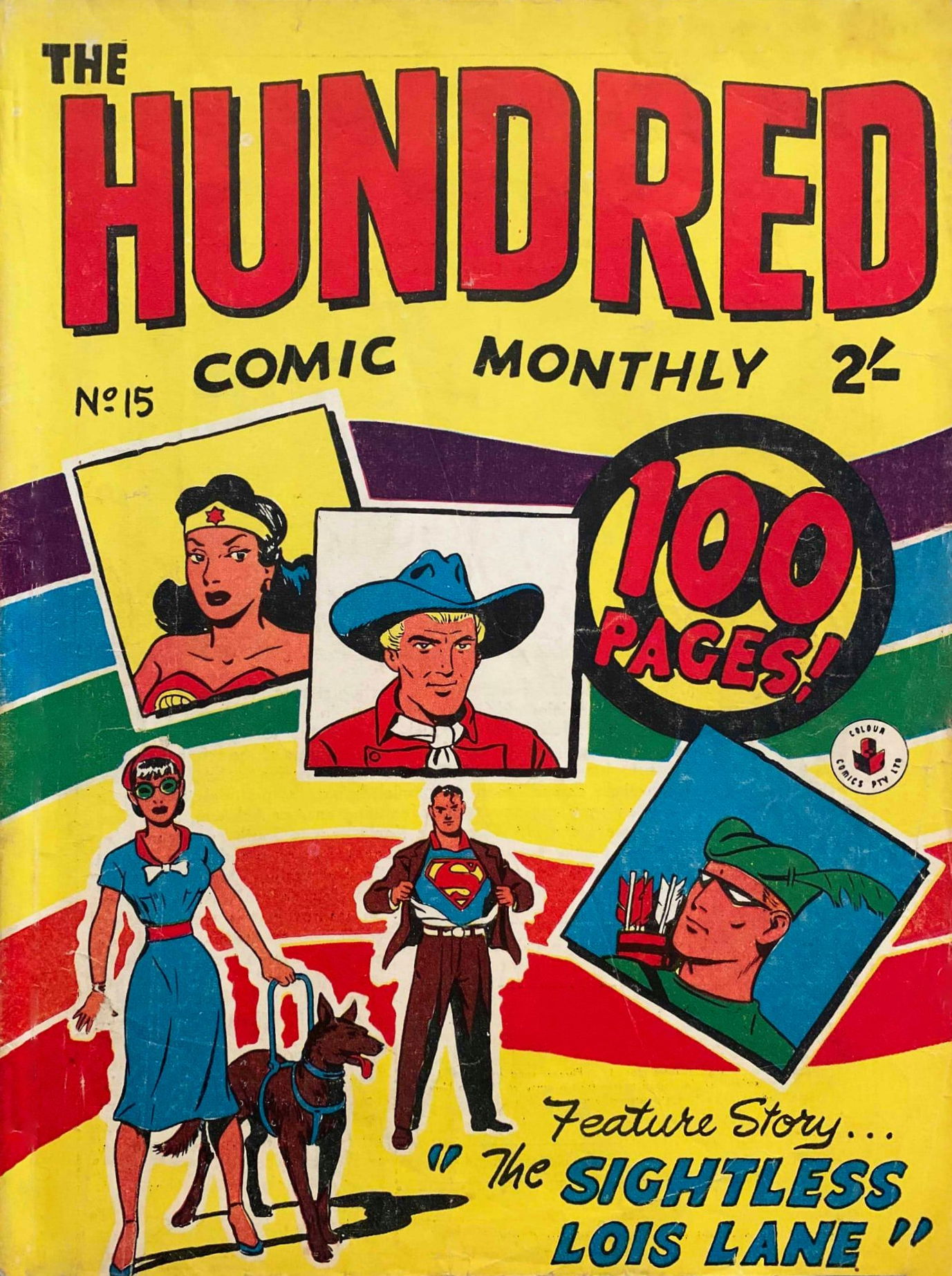 The Hundred Comic Monthly (Colour Comics, 1956 series) #15 ([December 1957?])