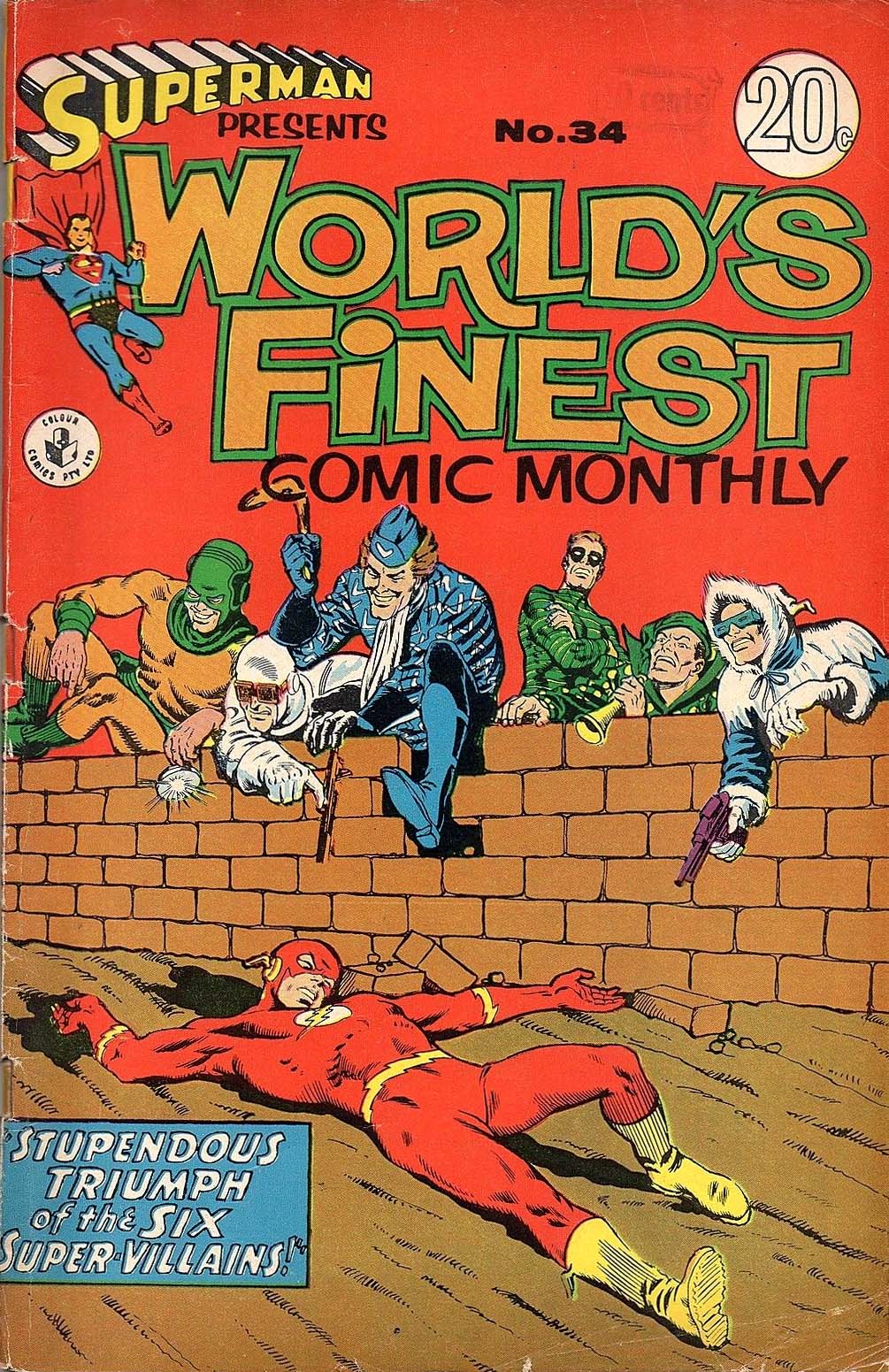 Superman Presents World's Finest Comic Monthly (Colour Comics, 1965 series) #34 ([February 1968?])