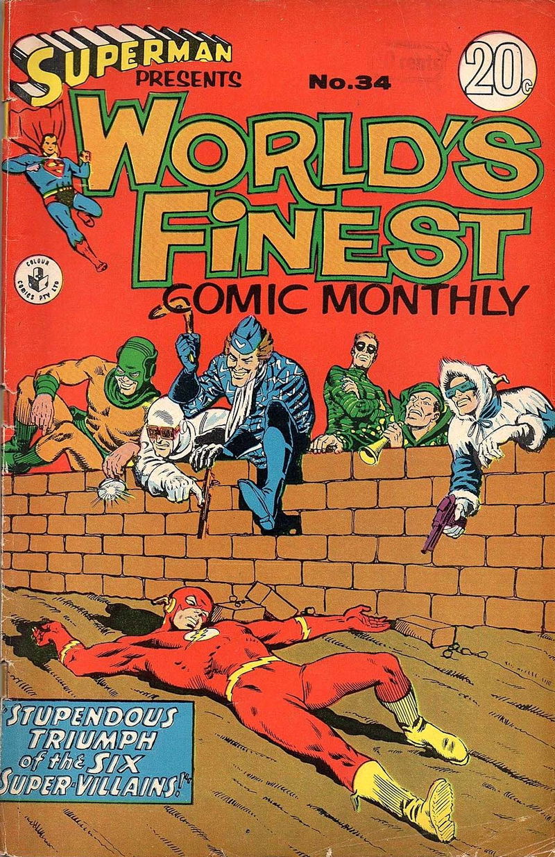 Superman Presents World's Finest Comic Monthly (Colour Comics, 1965 series) #34 ([February 1968?])