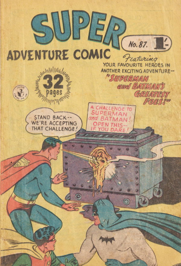 Super Adventure Comic (Colour Comics, 1950 series) #87 ([September 1957])