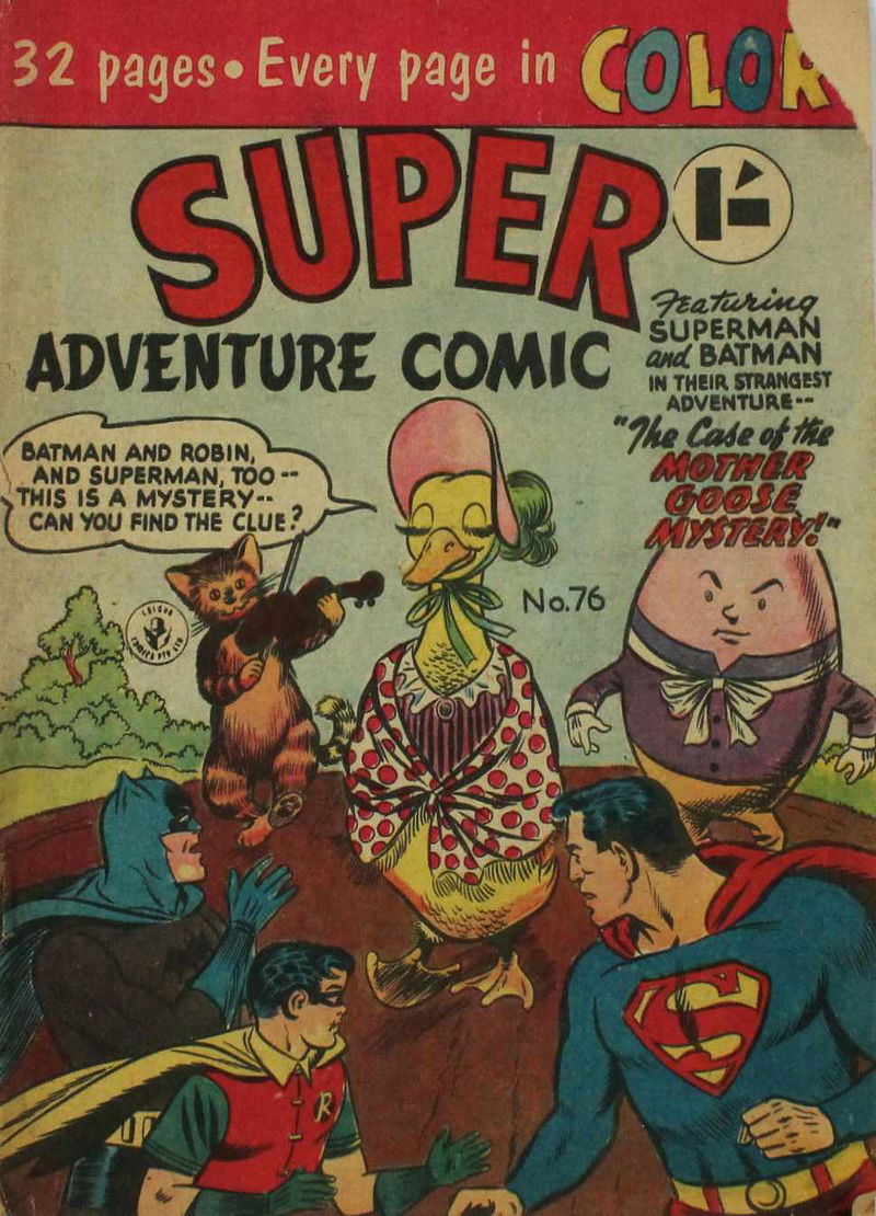 Super Adventure Comic (Colour Comics, 1950 series) #76 ([October 1956])