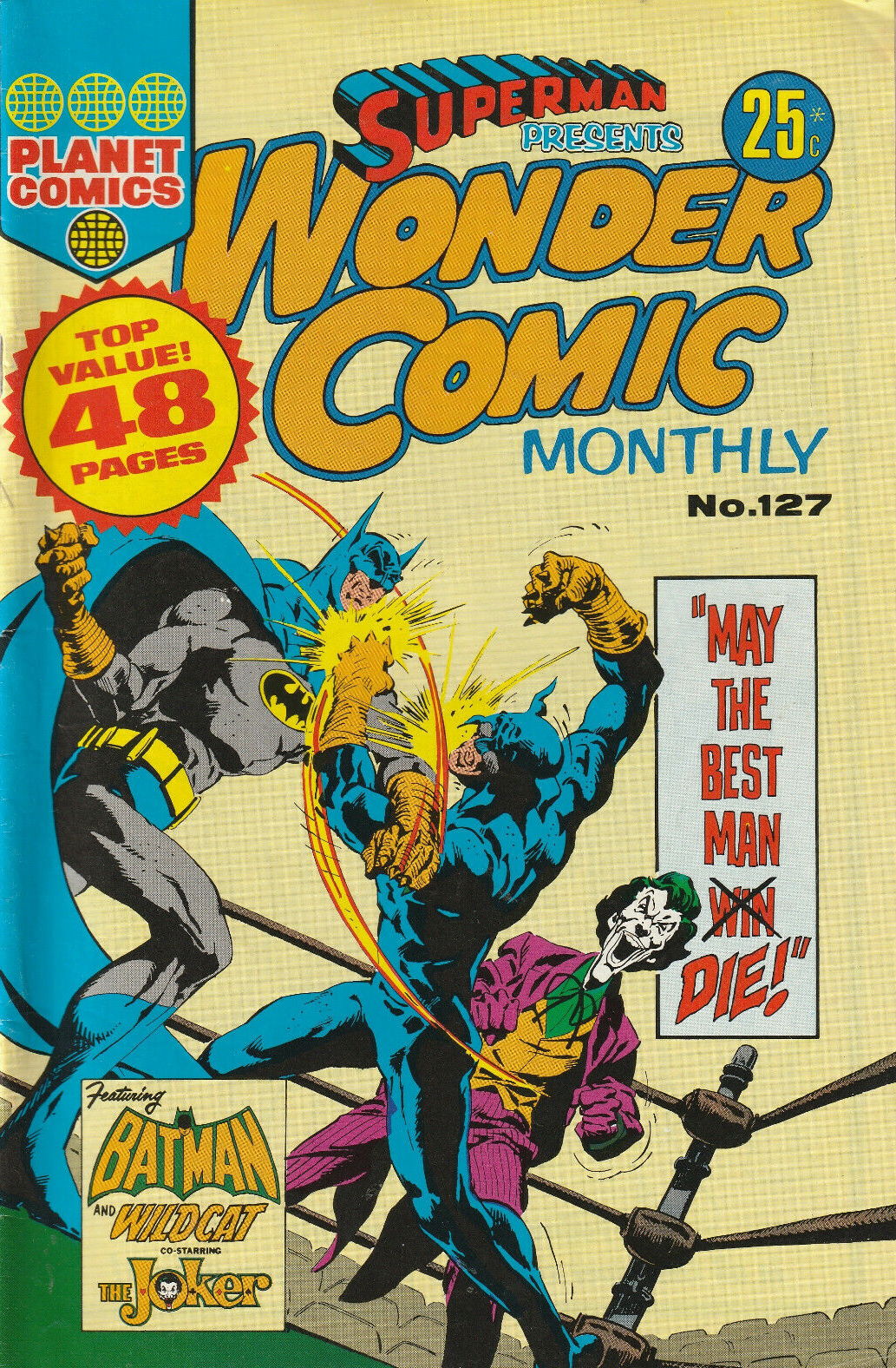 Superman Presents Wonder Comic Monthly (KG Murray, 1973 series) #127 ([November 1975?])