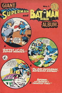 Giant Superman and Batman Album (KGM, 1966 series)  #1 ([April 1967?]) — No title recorded