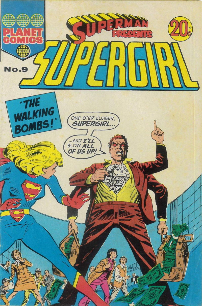 Superman Presents Supergirl Comic (KG Murray, 1973 series) #9 ([August 1974?])