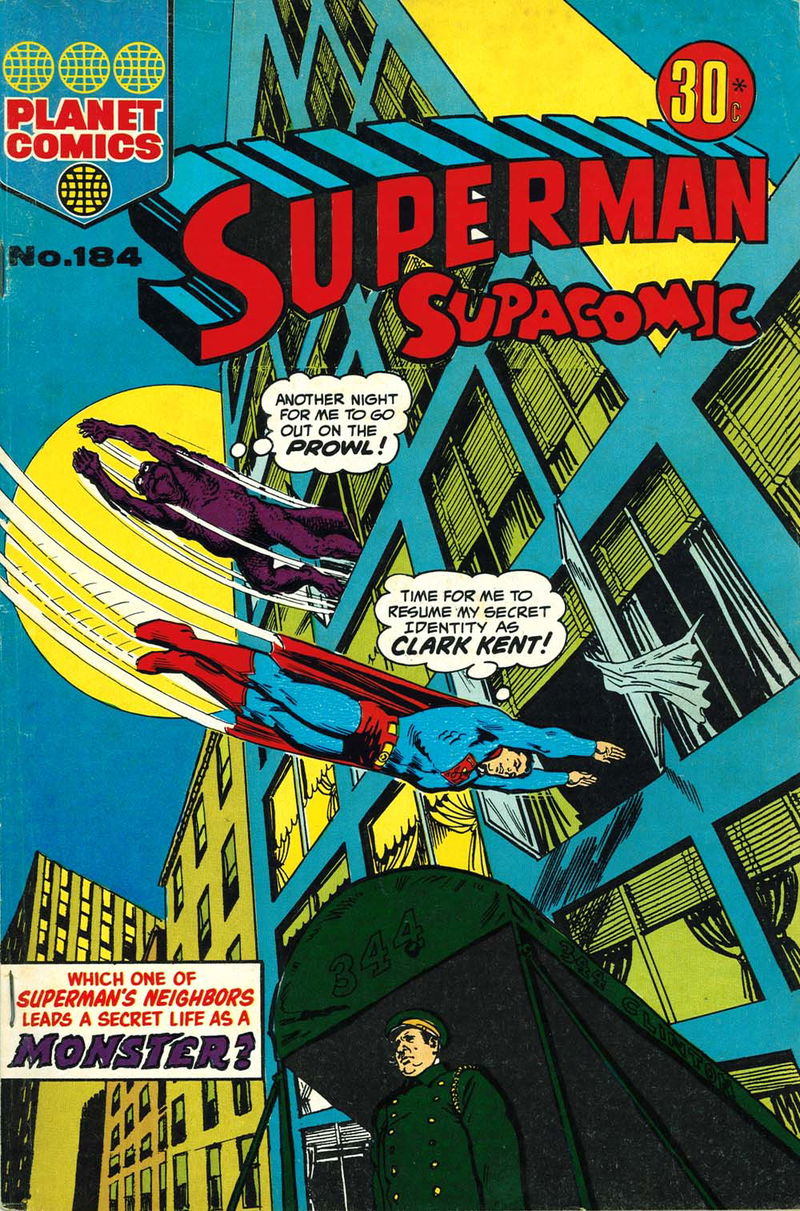Superman Supacomic (KG Murray, 1974 series) #184 ([December 1974?])