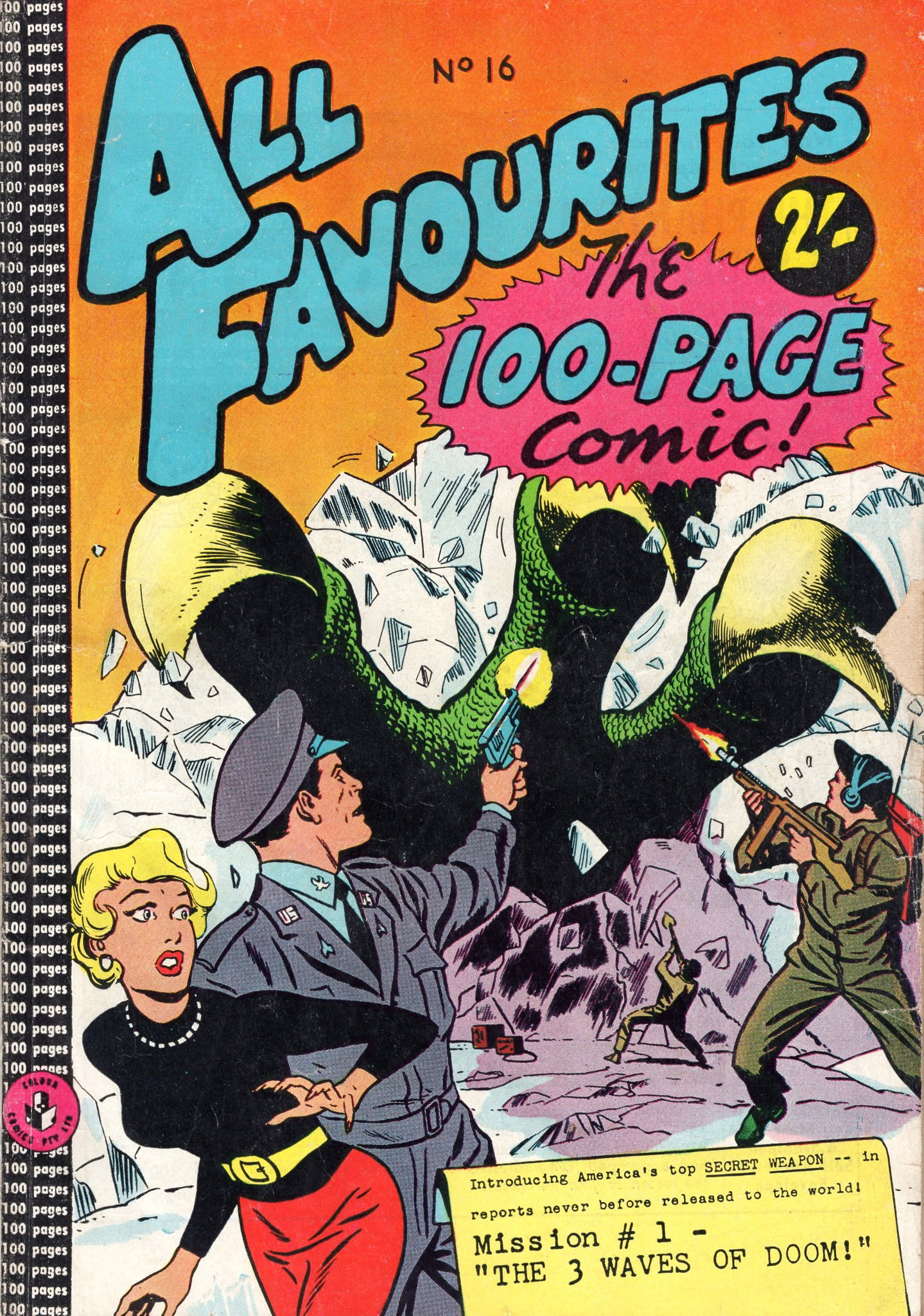 All Favourites, The 100-Page Comic (Colour Comics, 1958 series) #16 ([December 1959?])