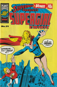 Superman Presents Supergirl Comic (KG Murray, 1973 series)  #21 ([August 1976?])