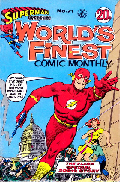 Superman Presents World's Finest Comic Monthly (Colour Comics, 1965 series) #71 ([March 1971?])