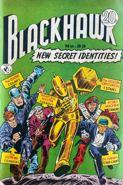 Blackhawk (Colour Comics, 1960 series) #33 [January 1968]