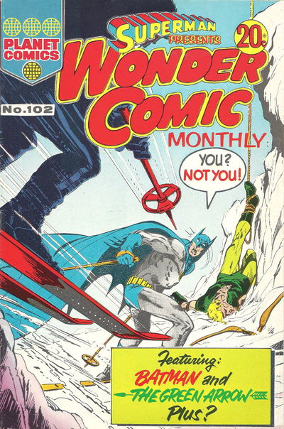 Superman Presents Wonder Comic Monthly (Colour Comics, 1965 series) #102 [October 1973?]