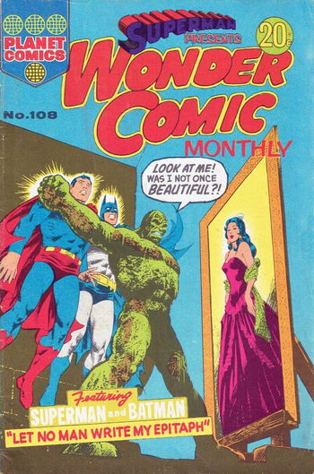 Superman Presents Wonder Comic Monthly (KG Murray, 1973 series) #108 ([April 1974?])
