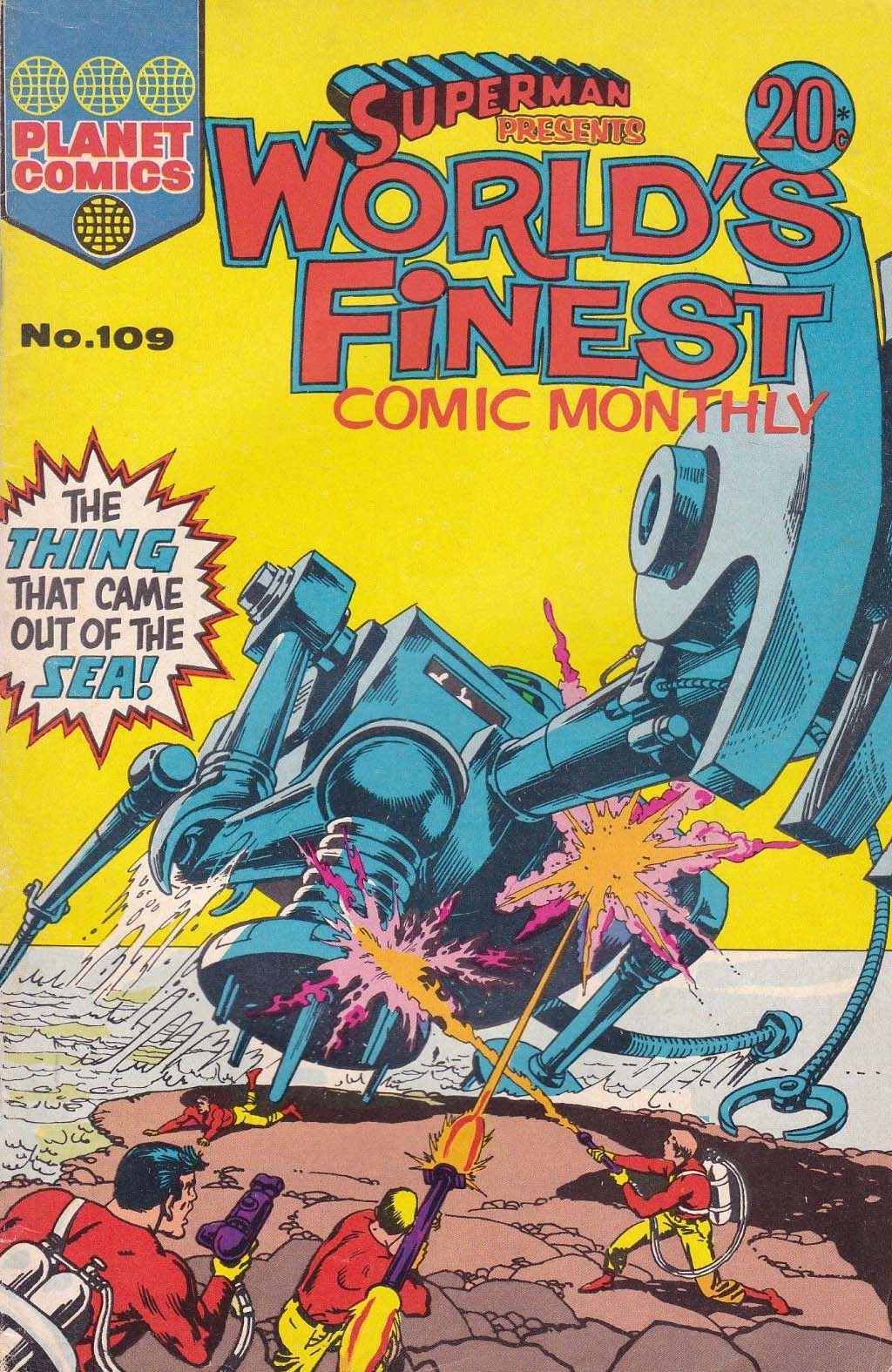 Superman Presents World's Finest Comic Monthly (KG Murray, 1974 series) #109 ([May 1974?])