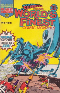 Superman Presents World's Finest Comic Monthly (KG Murray, 1974 series)  #109 ([May 1974?])