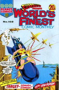 Superman Presents World's Finest Comic Monthly (Colour Comics, 1965 series)  #102 ([October 1973?])