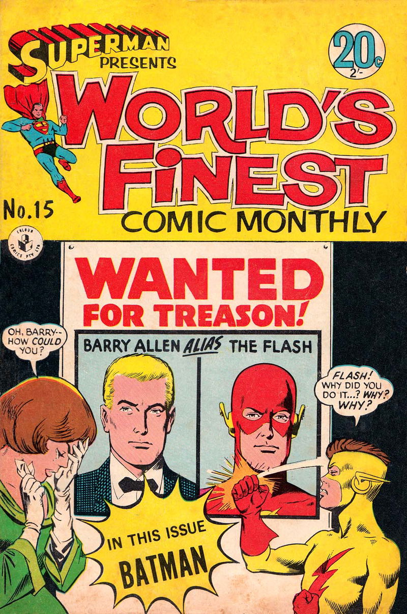 Superman Presents World's Finest Comic Monthly (Colour Comics, 1965 series) #15 (July 1966)