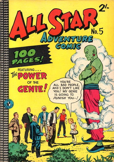 All Star Adventure Comic (Colour Comics, 1960 series) #5 [July 1960?]