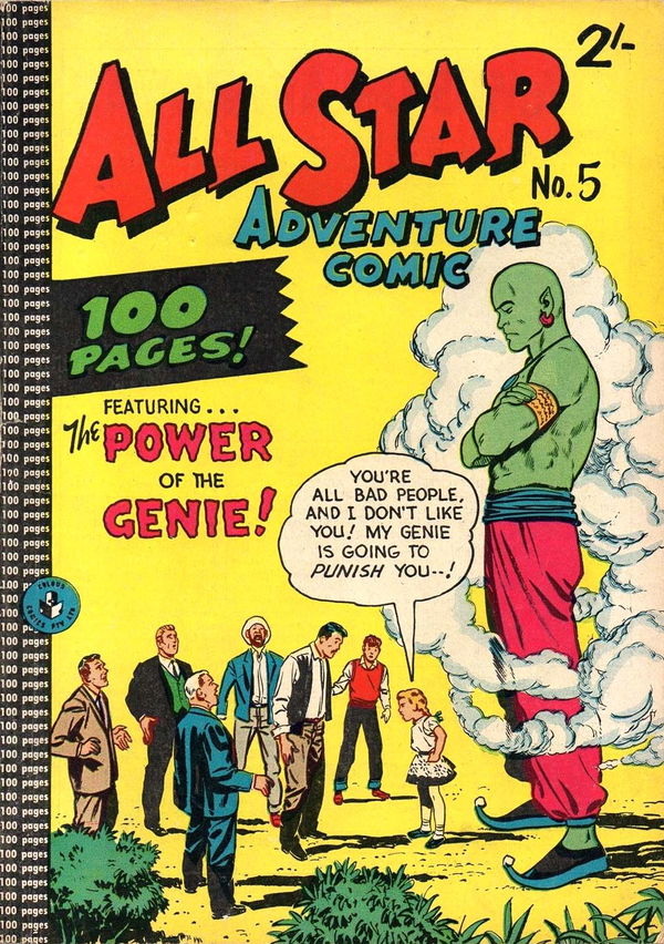 All Star Adventure Comic (Colour Comics, 1960 series) #5 ([July 1960?])