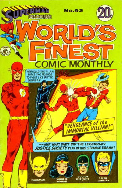 Superman Presents World's Finest Comic Monthly (Colour Comics, 1965 series) #92 ([December 1972?])