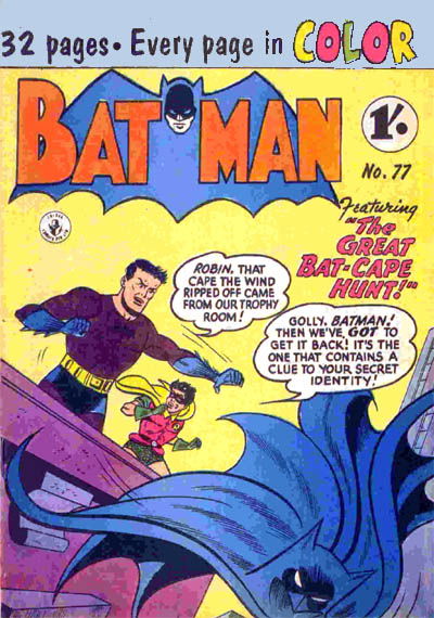 Batman (Colour Comics, 1950 series) #77 ([October 1956?])