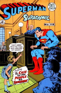 Superman Supacomic (Colour Comics, 1959 series) #115