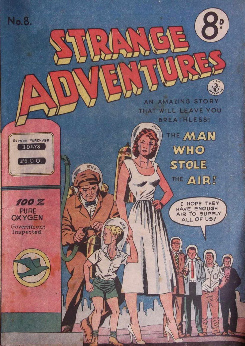 Strange Adventures (Colour Comics, 1954 series) #8 ([April 1955?])