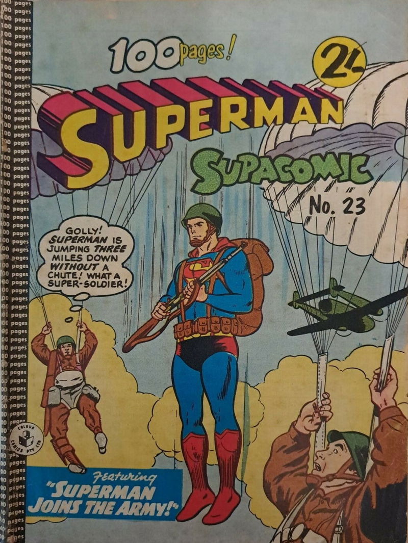 Superman Supacomic (Colour Comics, 1959 series) #23 ([June 1961?])
