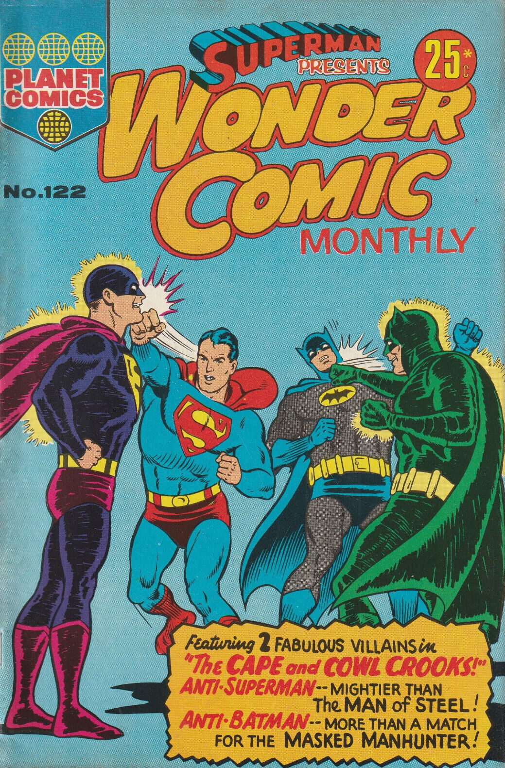 Superman Presents Wonder Comic Monthly (KG Murray, 1973 series) #122 ([June 1975?])