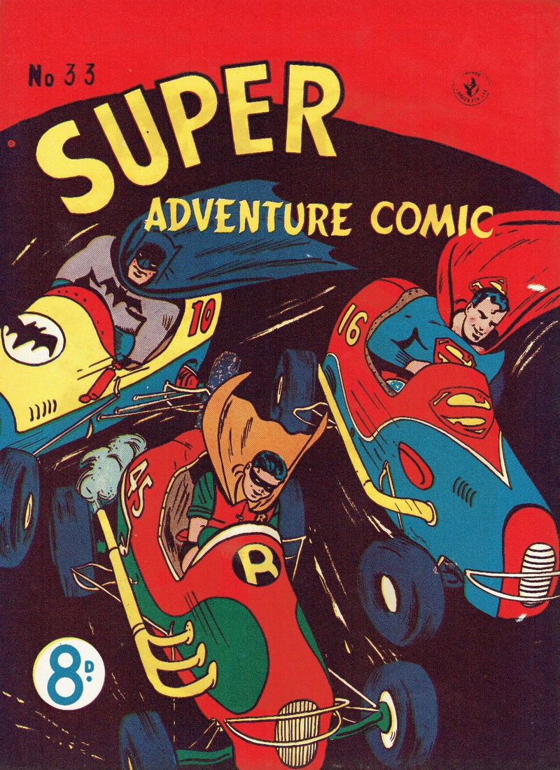 Super Adventure Comic (Colour Comics, 1950 series) #33 ([March 1953?])