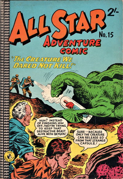 All Star Adventure Comic (Colour Comics, 1960 series) #15 [May 1962?]