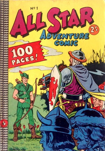 All Star Adventure Comic (Colour Comics, 1960 series) #1 [July 1959?]