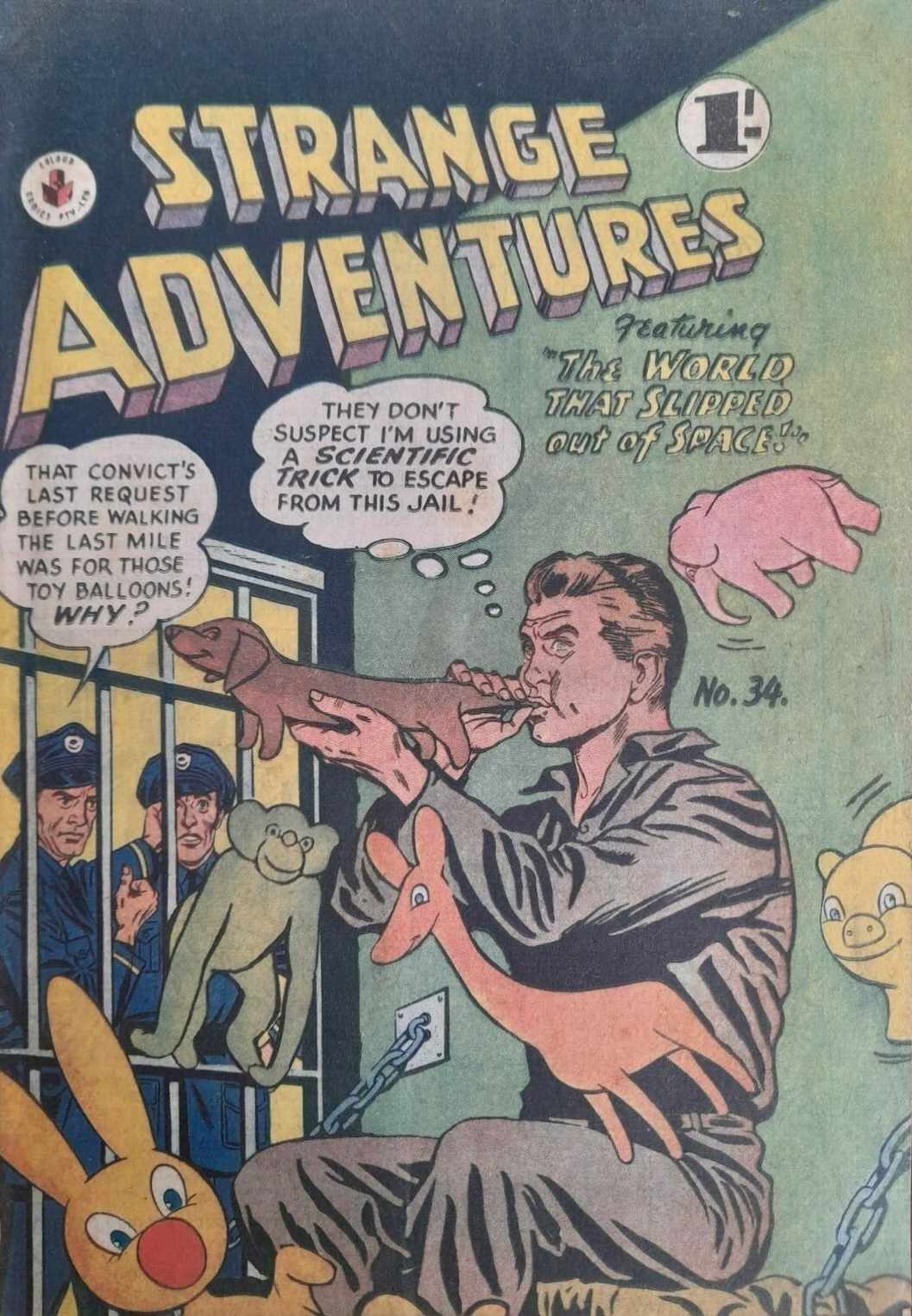 Strange Adventures (Colour Comics, 1954 series) #34 ([June 1957])