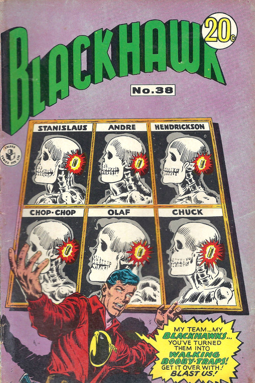 Blackhawk (Colour Comics, 1960 series) #38 ([April 1969?])