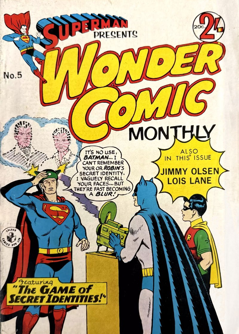 Superman Presents Wonder Comic Monthly (Colour Comics, 1965 series) #5 ([September 1965])