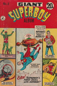 Giant Superboy Album (Colour Comics, 1965 series)  #2 ([June 1966]) — Superboy's Greatest Foes and Menaces!