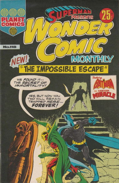 Superman Presents Wonder Comic Monthly (KG Murray, 1973 series) #118 [February 1975?]