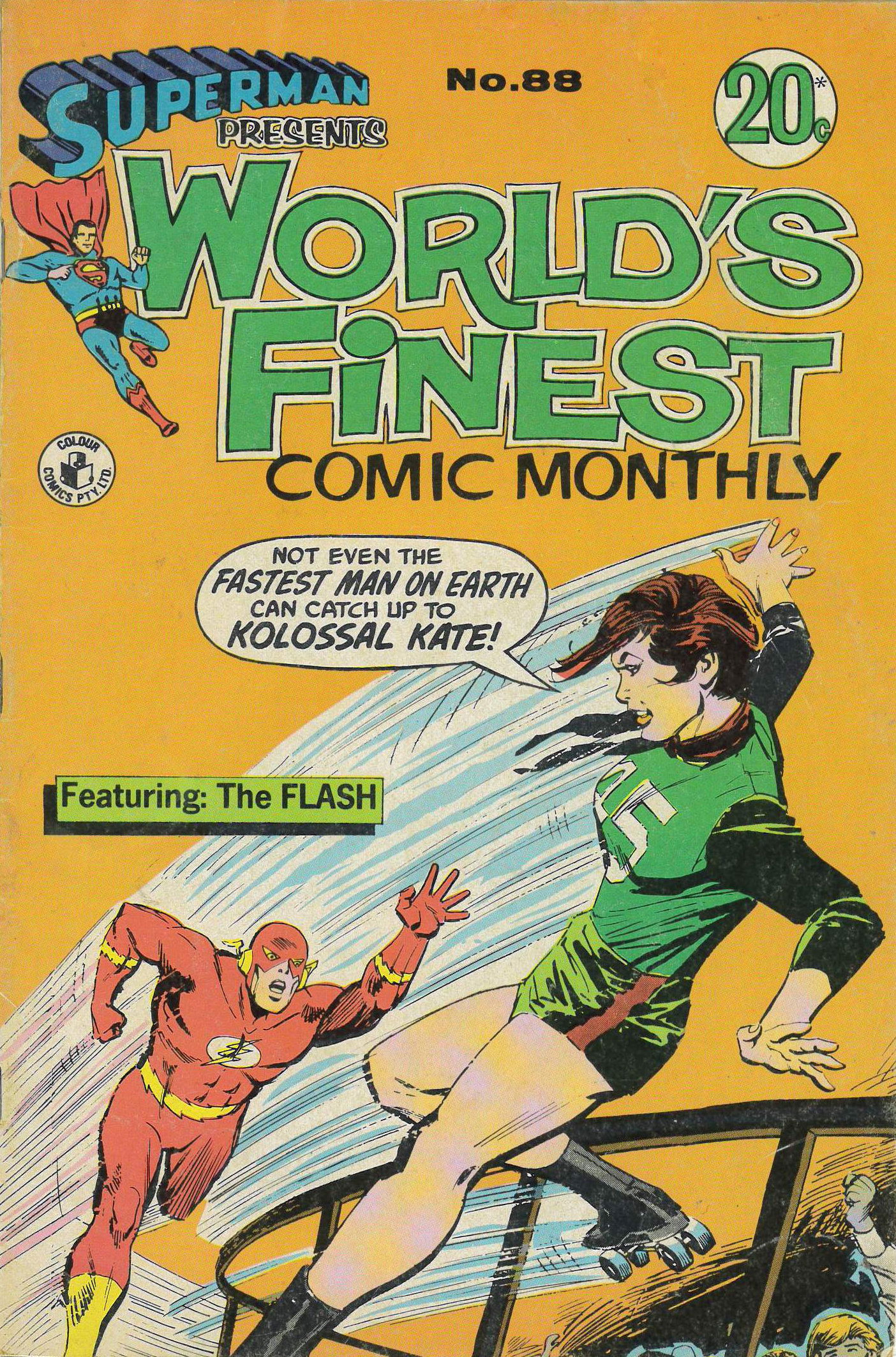 Superman Presents World's Finest Comic Monthly (Colour Comics, 1965 series) #88 ([August 1972?])