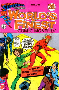 Superman Presents World's Finest Comic Monthly (Colour Comics, 1965 series)  #76 ([August 1971?])