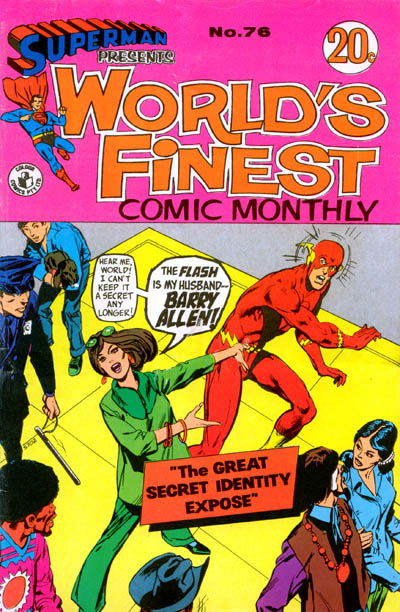 Superman Presents World's Finest Comic Monthly (Colour Comics, 1965 series) #76 ([August 1971?])