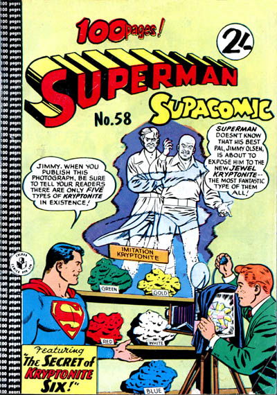 Superman Supacomic (Colour Comics, 1959 series) #58 ([June 1964?])