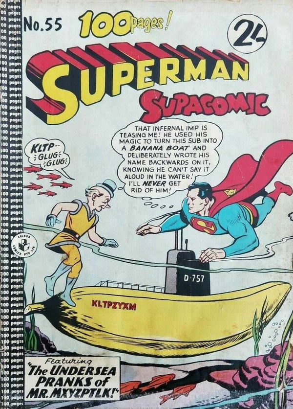 Superman Supacomic (Colour Comics, 1959 series) #55 ([March 1964])