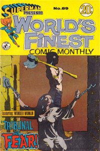Superman Presents World's Finest Comic Monthly (Colour Comics, 1965 series) #89 — Tribunal of Fear!