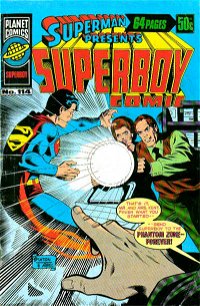 Superman Presents Superboy Comic (Murray, 1976 series) #114 — Ad World Series Cricket Board Game-1978/79 season