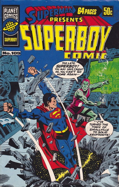 Superman Presents Superboy Comic  #109 ([February 1978?])