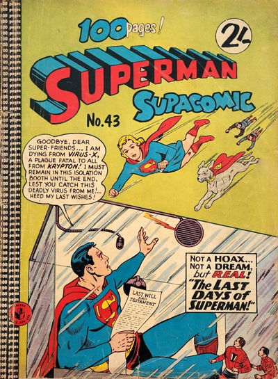 Superman Supacomic (Colour Comics, 1959 series) #43